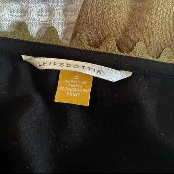 Anthropologie Leifsdottir Sani Lace Back Olive Green Cropped Jumpsuit Size 4 - Picture 16 of 16